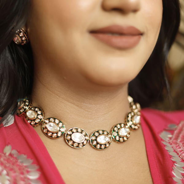 Meena Kundan Choker Set