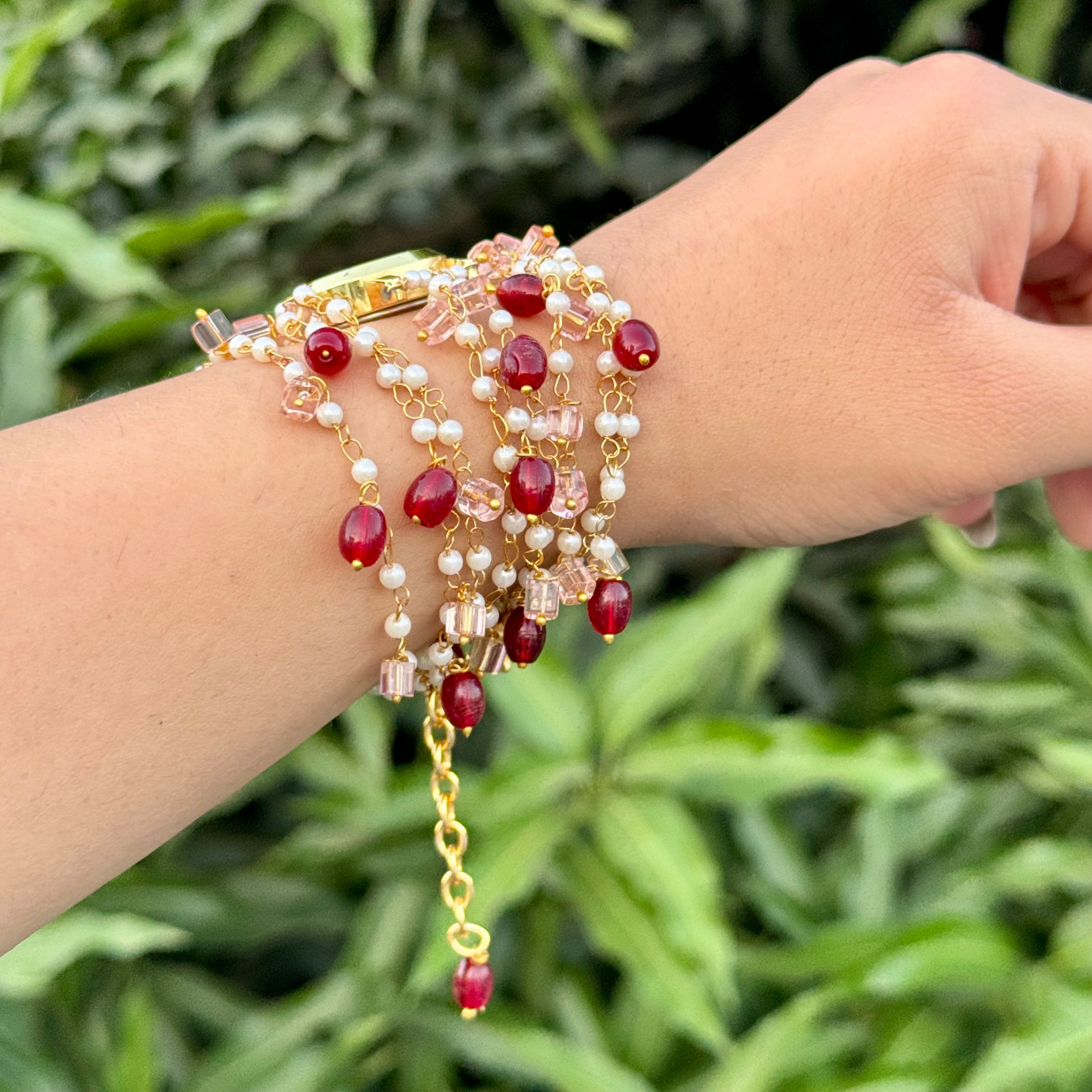 Two-way Wrap Around Watch - Red