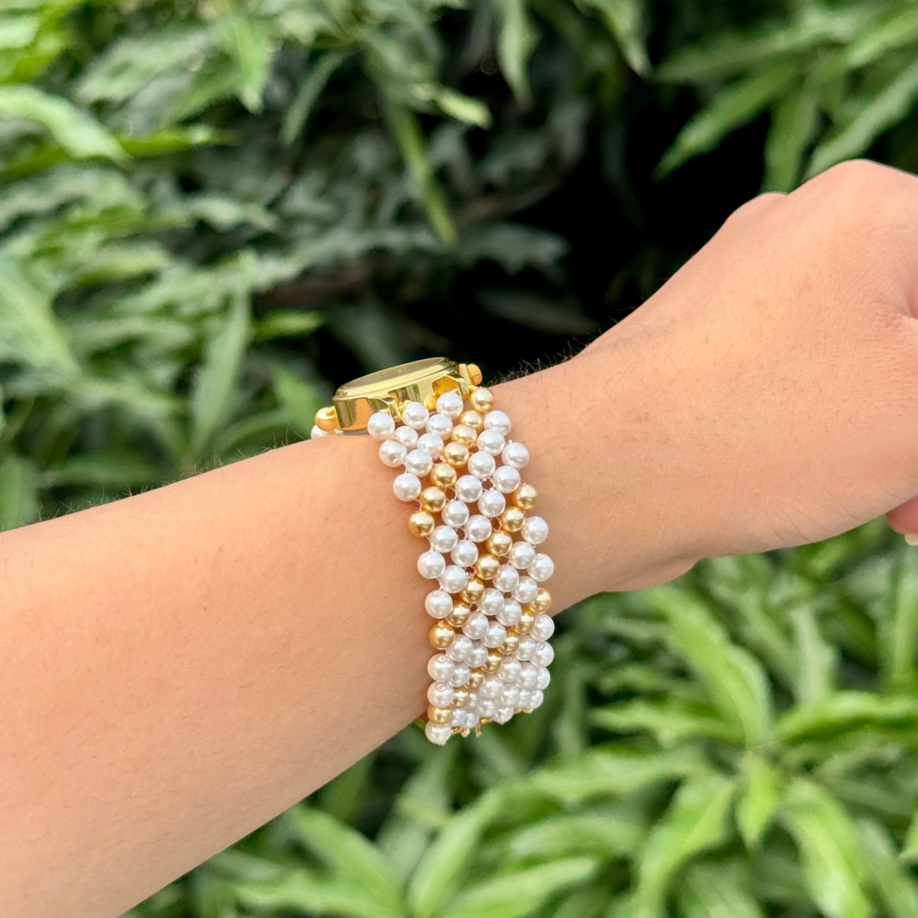 Pearls Beaded Watch