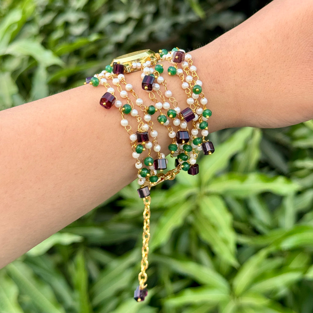 Two-way Wrap Around Watch - Purple