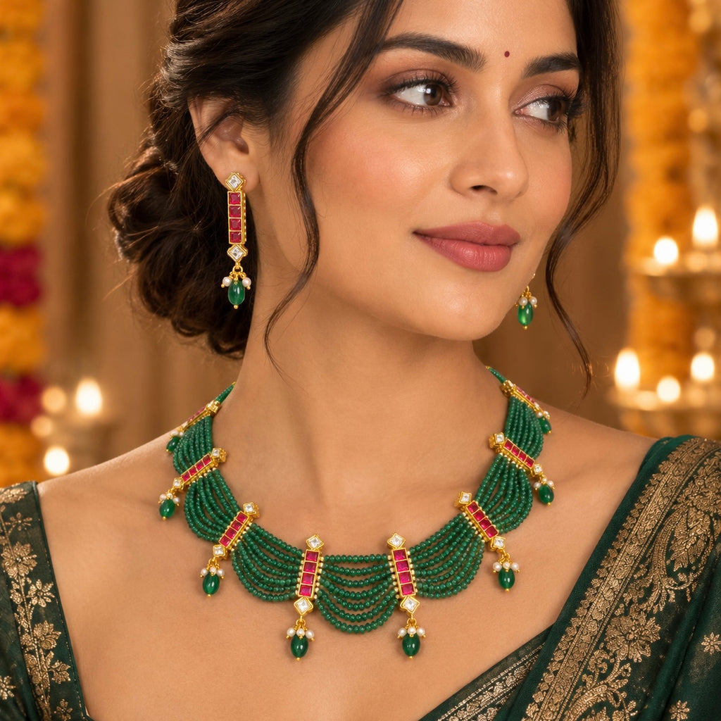 Jadau Kundan Rani Necklace