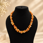 Uncut Semi-precious Stones Necklace
