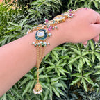 Meena Kundan Haathphool Watch