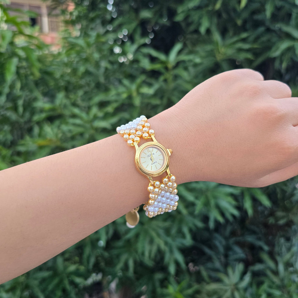 Pearls Beaded Watch