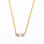 Gold Plated Mini Stone Necklace