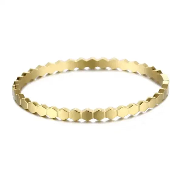 18K gold plated kada bracelet