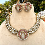 Mayura Hasli Set -Red