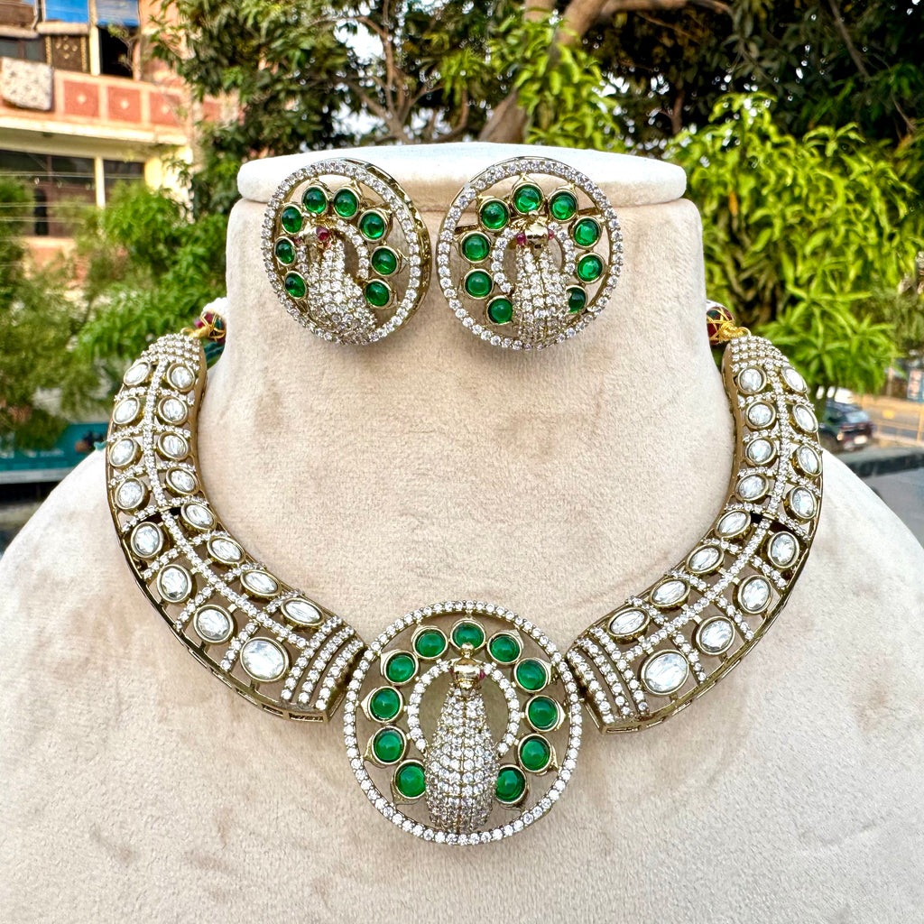 Mayura Hasli Set - Green