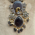 Mayur Rani Necklace Set - Purple