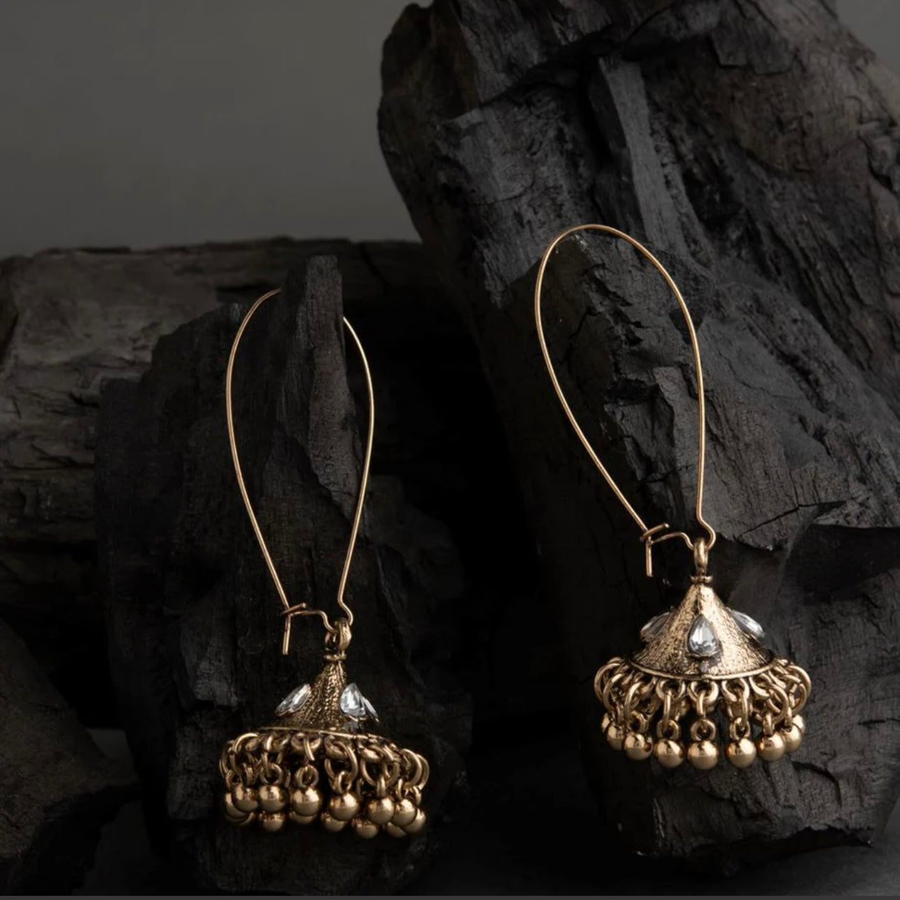 Long Jhumki Earrings