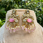 Mor Leela Necklace Set - Pink
