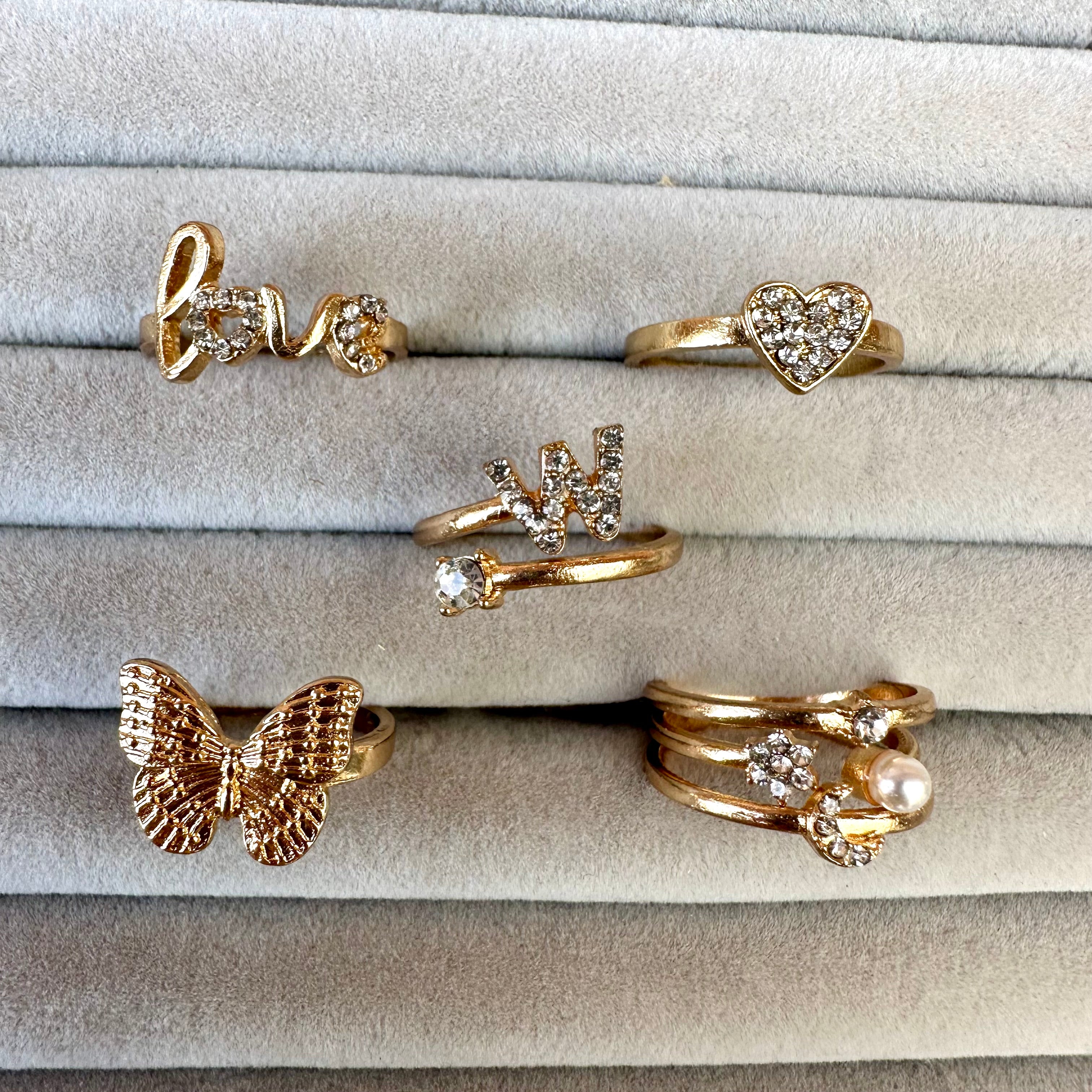 Set Of 5 Rings