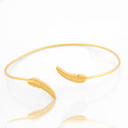 Statement leaf bracelet