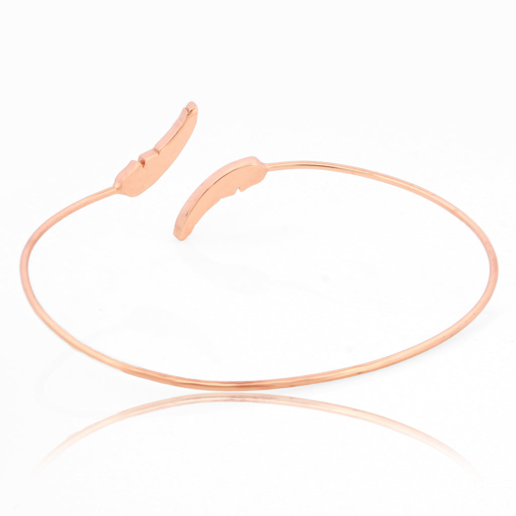 Statement leaf bracelet