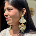 Elegant Floral Chandbalis