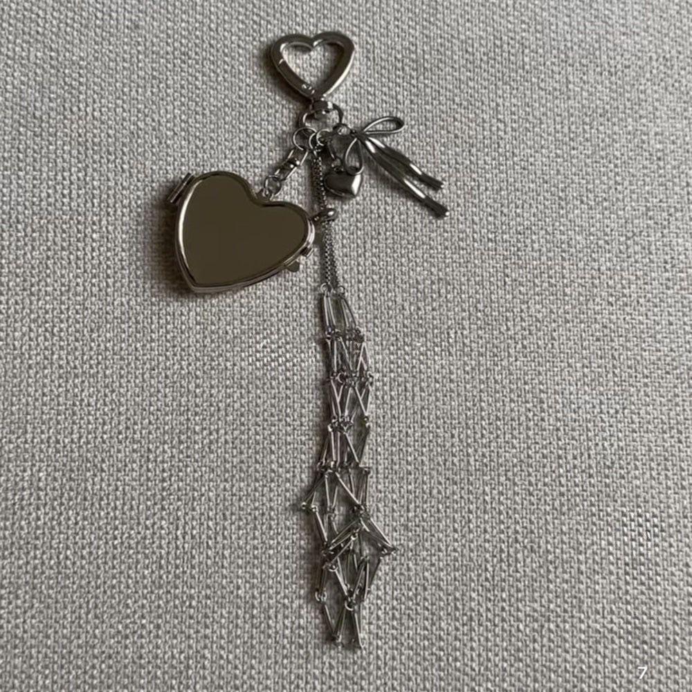 Lip Gloss Bag Charm - Silver