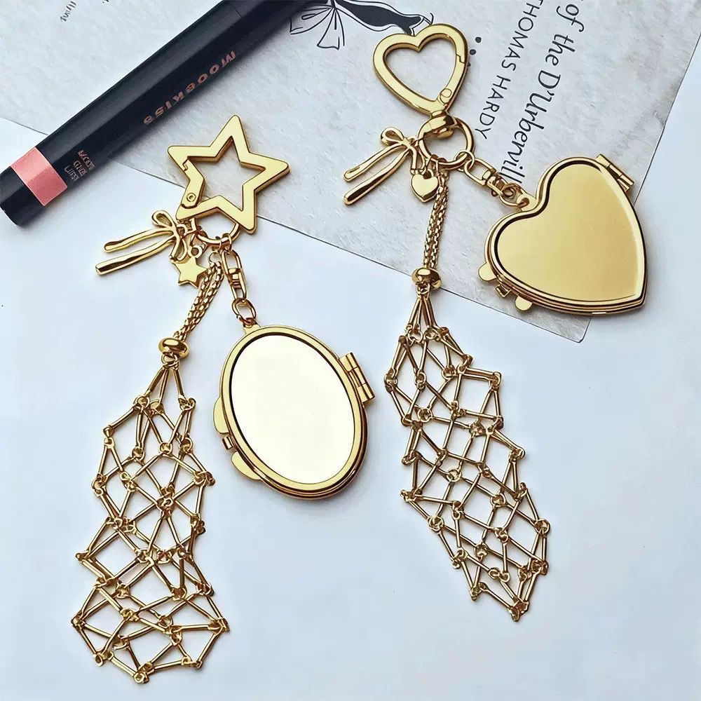 Lip Gloss Bag Charm -Gold