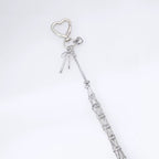 Lip Gloss Bag Charm - Silver