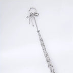 Lip Gloss Bag Charm - Silver