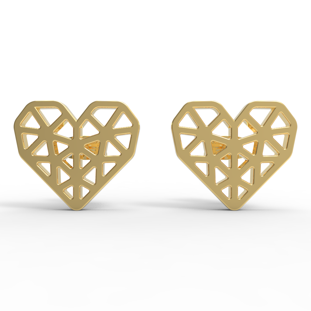 Mini Heart Studs