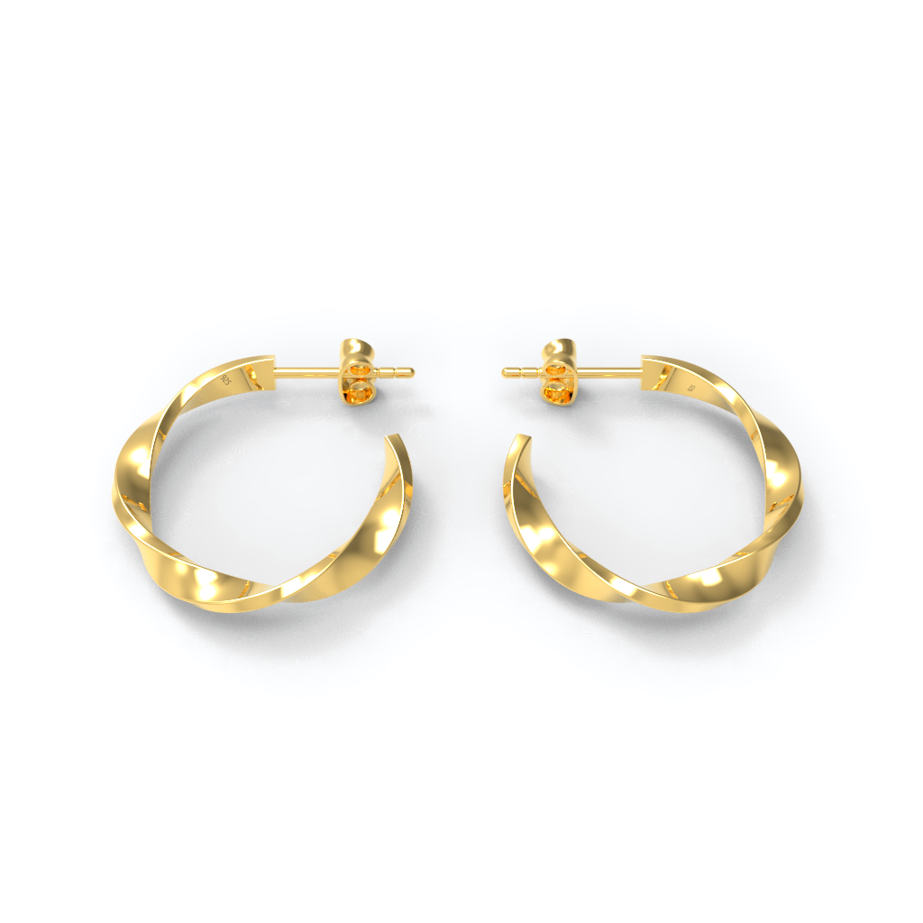 Daily Wear Sterling Silver Hoops